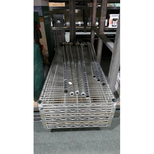 6234 - Trinity 6 Tier Metal Shelving  *This Item Is Subject To Vat (327A-238)