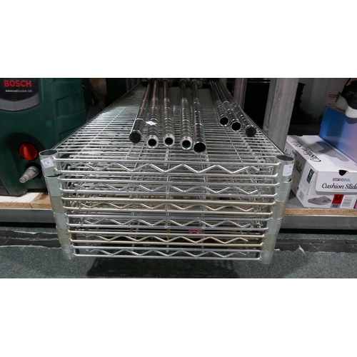 6234 - Trinity 6 Tier Metal Shelving  *This Item Is Subject To Vat (327A-238)