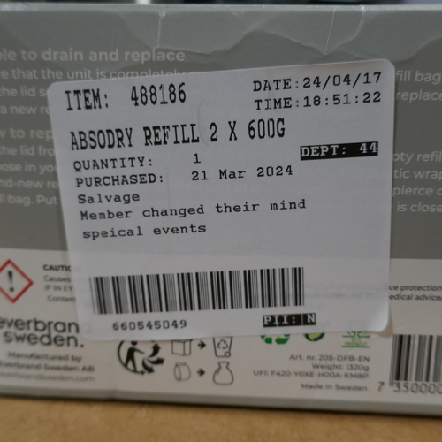 6238 - 3 x Absodry Moisture Absorbers, Absodry Refill   *This Item Is Subject To Vat (327A-224-227)