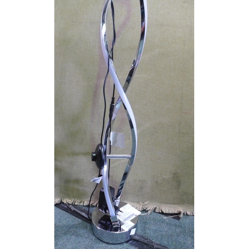 6317 - Artika Swirl Floor Lamp    - This Lot Requires A Uk Adaptor(331-204)   * This Lot Is Subject To Vat