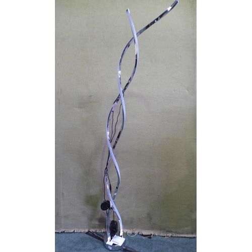 6317 - Artika Swirl Floor Lamp    - This Lot Requires A Uk Adaptor(331-204)   * This Lot Is Subject To Vat