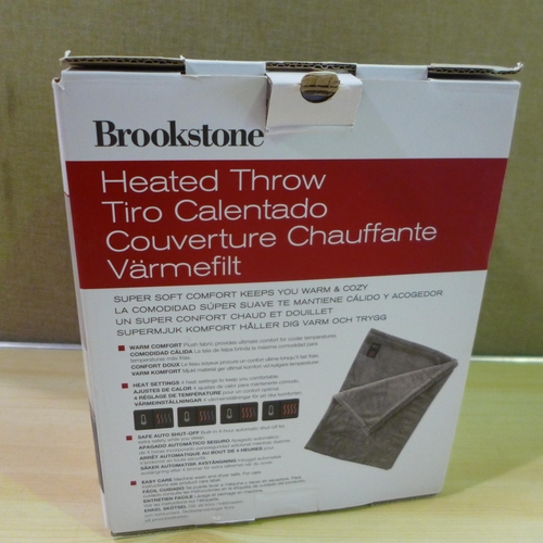 6325 - Brookstone Heated Throw  (331-196)   * This Lot Is Subject To Vat