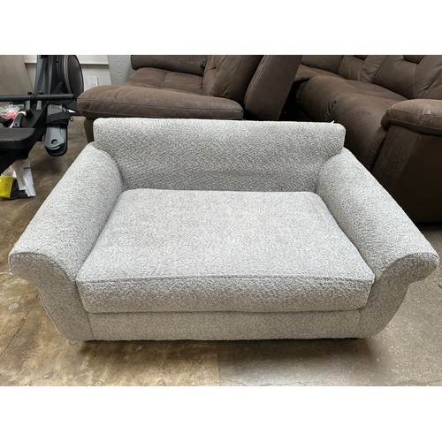 1491 - A grey upholstered pet bed