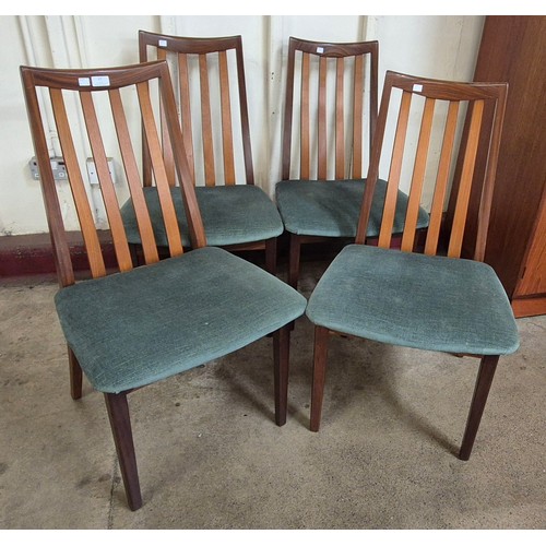 17 - A set of four G-Plan Fresco teak dining chairs