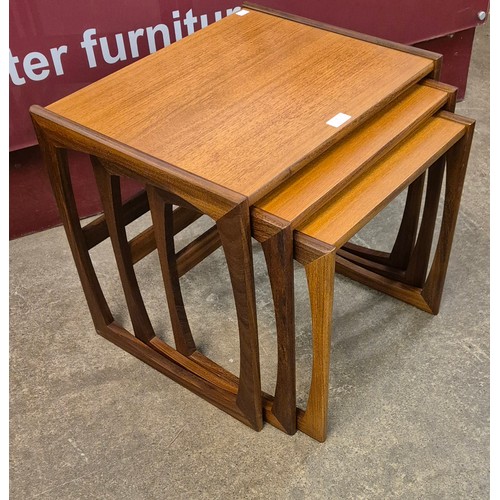 18 - A G-Plan Quadrille teak nest of tables