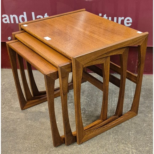 24 - A G-Plan Quadrille teak nest of tables