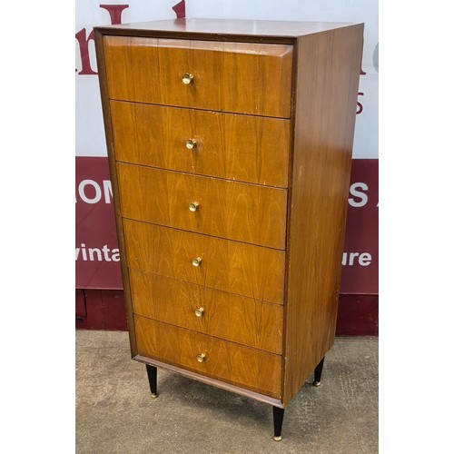 49 - A walnut chest of drawers