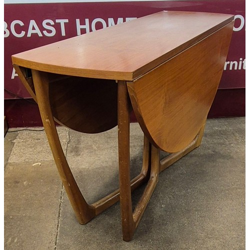 87 - A Beithcraft teak drop leaf dining table