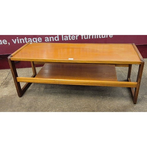 90 - A teak coffee table