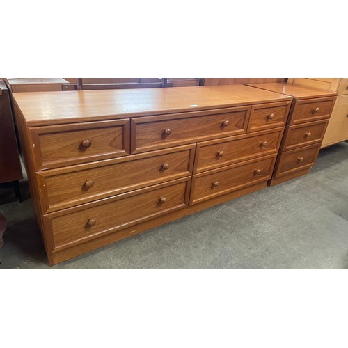 99 - A G-Plan teak sideboard and a chest of drawers