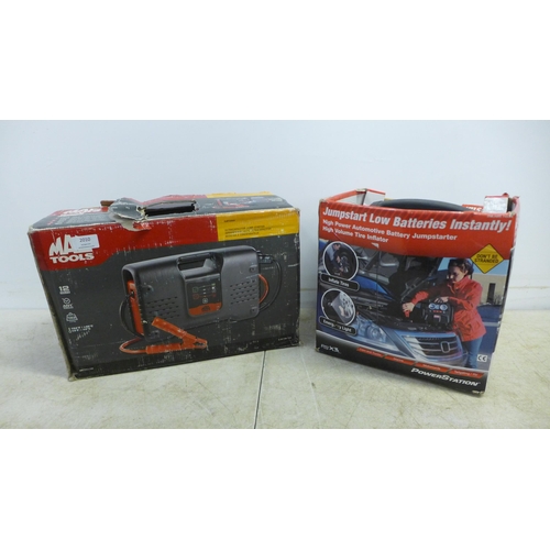 2010 - A Power Station PSX3EU, 16V jump starter and a Mac Tools CJP1200A ultra capacitor jump starter