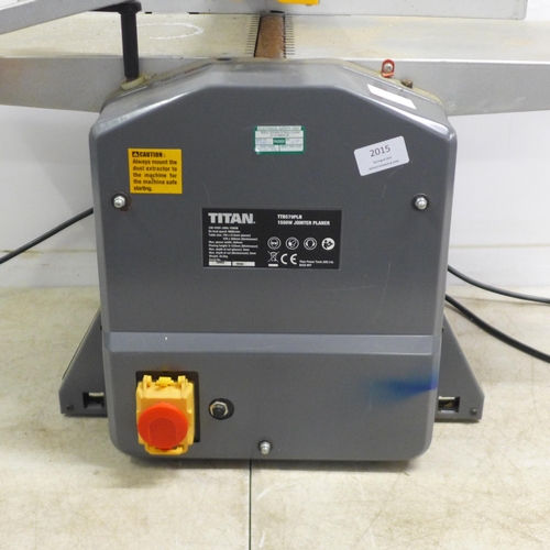 2015 - A Titan TTB579PLN, 230-240V jointer planer