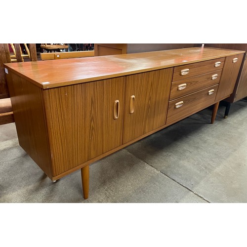 100 - A teak effect sideboard