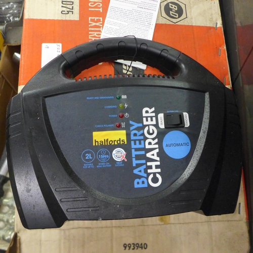 2047 - A quantity of miscellaneous tools and other items including a Black and Decker GD75 dust extractor h... 