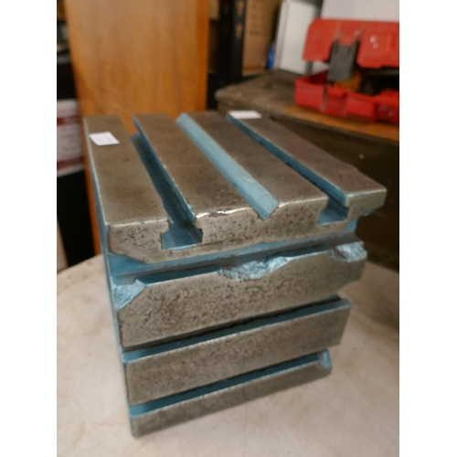 An engineers cast iron cube with 