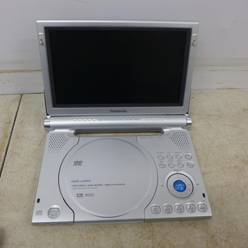 2079 - A Panasonic DVD-LA95 portable DVD audio/video player - complete in box