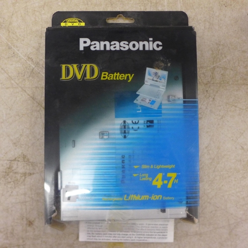 2079 - A Panasonic DVD-LA95 portable DVD audio/video player - complete in box