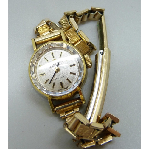 1001 - Two lady's Omega wristwatches