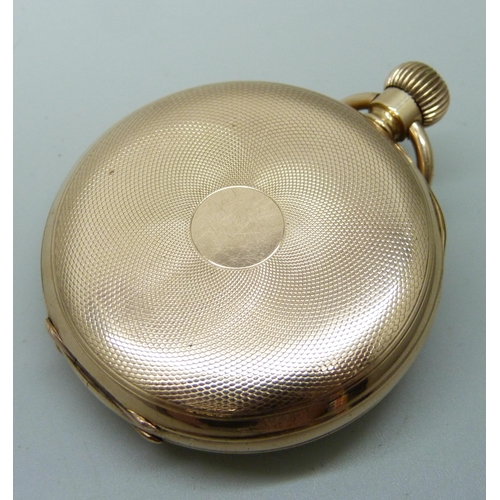 1002 - A gold plated Omega pocket watch