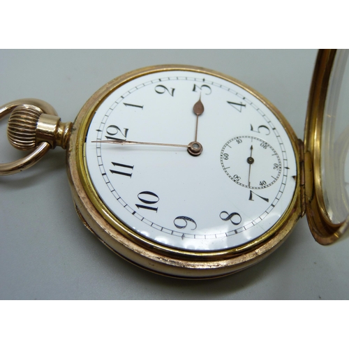 1002 - A gold plated Omega pocket watch