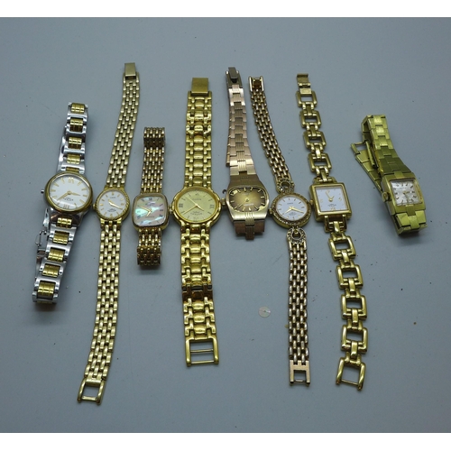 1014 - A collection of lady's wristwatches