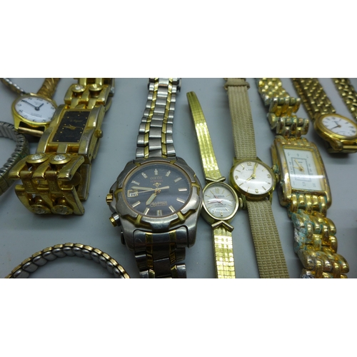 1015 - A collection of lady's wristwatches