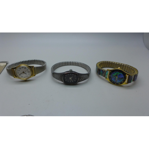 1020 - Wristwatches including Walker & Hall automatic, also a pendant watch