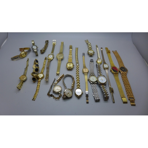 1022 - Assorted lady's wristwatches