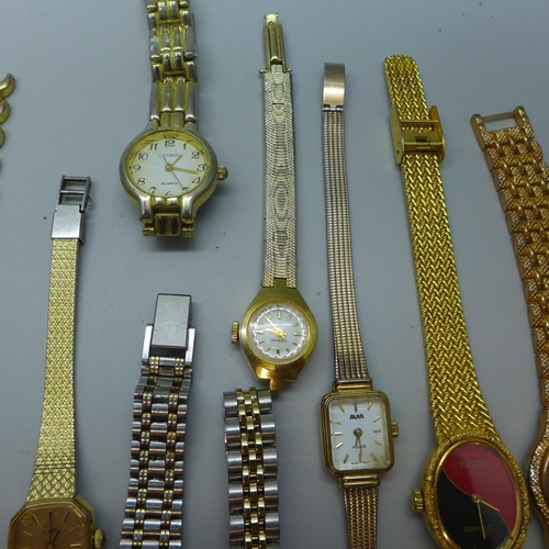 1022 - Assorted lady's wristwatches