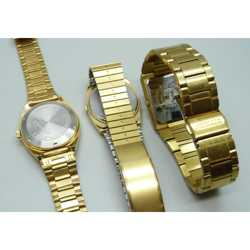 1031 - Two Citizen wristwatches and a Seiko wristwatch