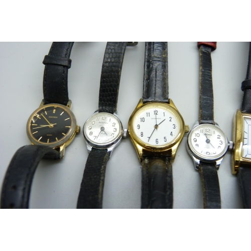 1032 - A collection of lady's Sekonda wristwatches, (15)