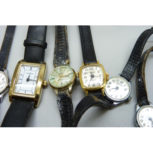 1032 - A collection of lady's Sekonda wristwatches, (15)