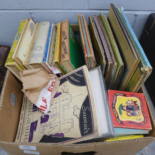 1056 - A box of early childrens books including Rupert The Bear **PLEASE NOTE THIS LOT IS NOT ELIGIBLE FOR ... 