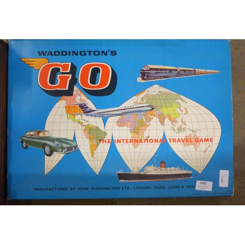 1083 - A model fort, a Waddington's Go Travel Game and an Escape from Colditz Game **PLEASE NOTE THIS LOT I... 