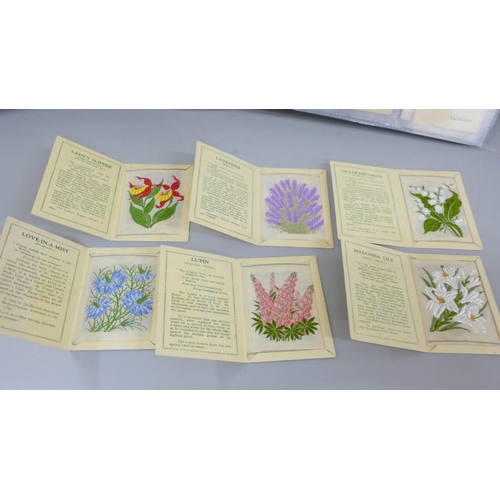 651 - An album of 130 Kensitas medium size flowers, 1st and 2nd series, catalogue value £598