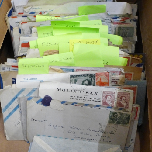 716 - A box containing over four hundred commercial covers dated either 1948 or 1949, all addressed to Alf... 