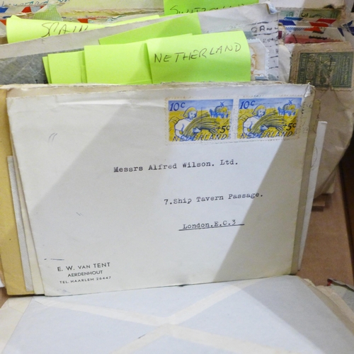 716 - A box containing over four hundred commercial covers dated either 1948 or 1949, all addressed to Alf... 