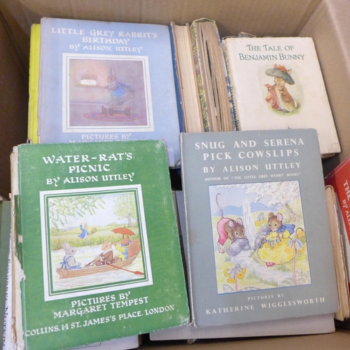 727 - Childrens books, majority Alison Uttley novels plus Enid Blyton, Peter Rabbit books and others