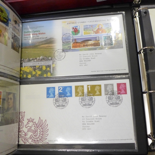 741 - Four albums of First Day Covers 2000, 2008-9, 2010-11 and 2012-13, approximately 150