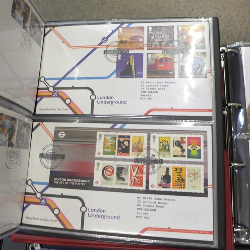 741 - Four albums of First Day Covers 2000, 2008-9, 2010-11 and 2012-13, approximately 150