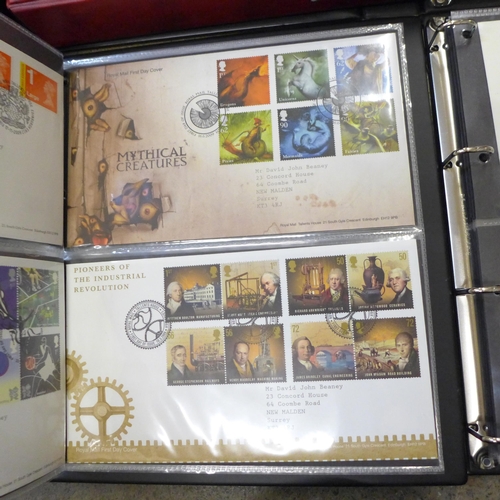 741 - Four albums of First Day Covers 2000, 2008-9, 2010-11 and 2012-13, approximately 150