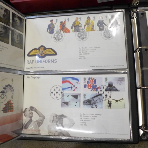 741 - Four albums of First Day Covers 2000, 2008-9, 2010-11 and 2012-13, approximately 150