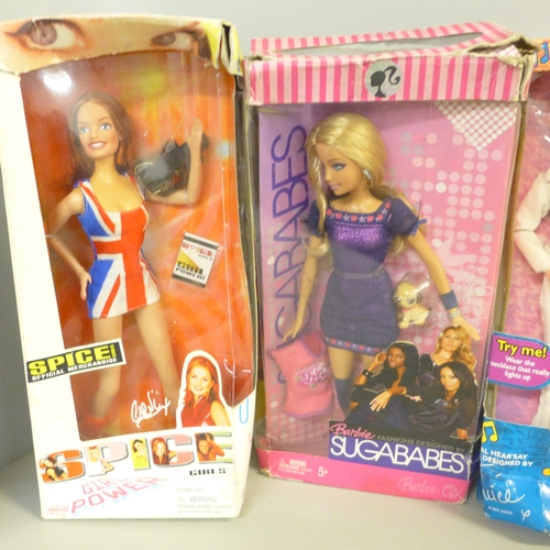 Music dolls Spice Girls S Club 7 Hear say and Sugarbabes