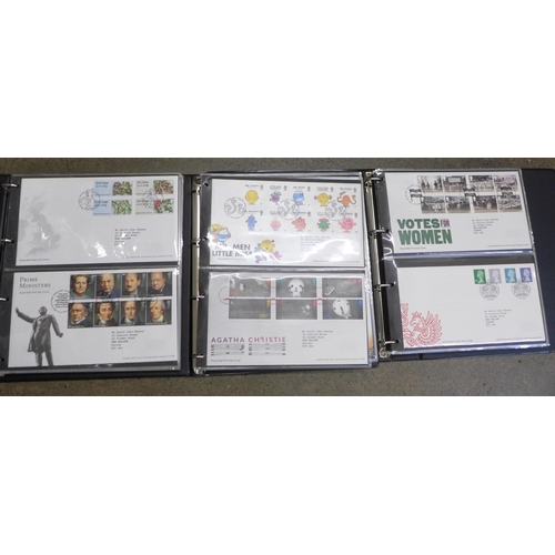 750 - Three albums of First Day Covers, 2014-15, 2016-17 and 2018-19, approximately 150