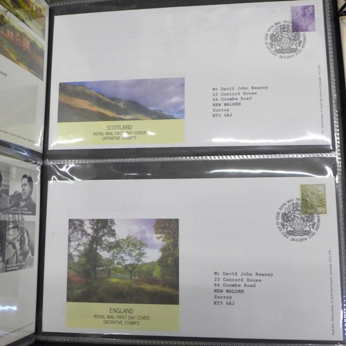 750 - Three albums of First Day Covers, 2014-15, 2016-17 and 2018-19, approximately 150