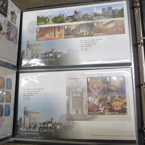 750 - Three albums of First Day Covers, 2014-15, 2016-17 and 2018-19, approximately 150