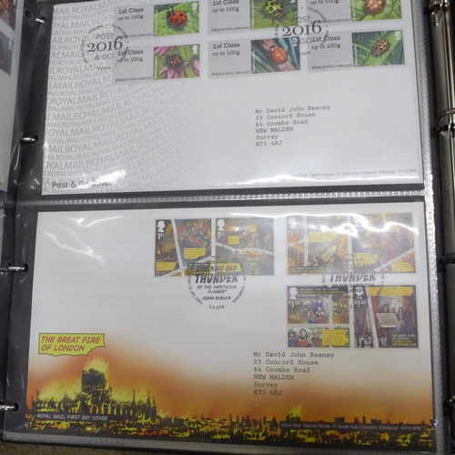 750 - Three albums of First Day Covers, 2014-15, 2016-17 and 2018-19, approximately 150