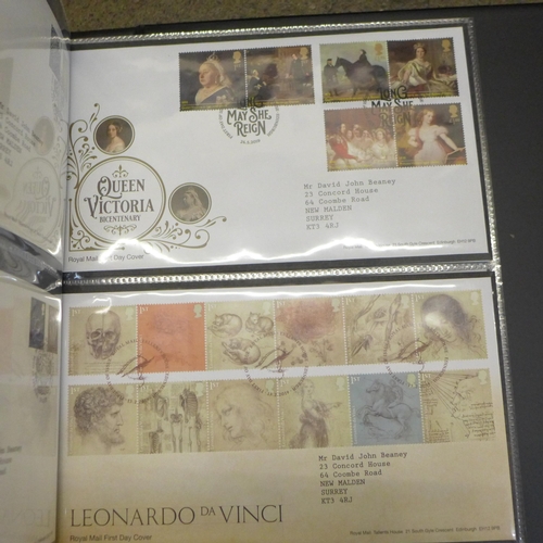 750 - Three albums of First Day Covers, 2014-15, 2016-17 and 2018-19, approximately 150