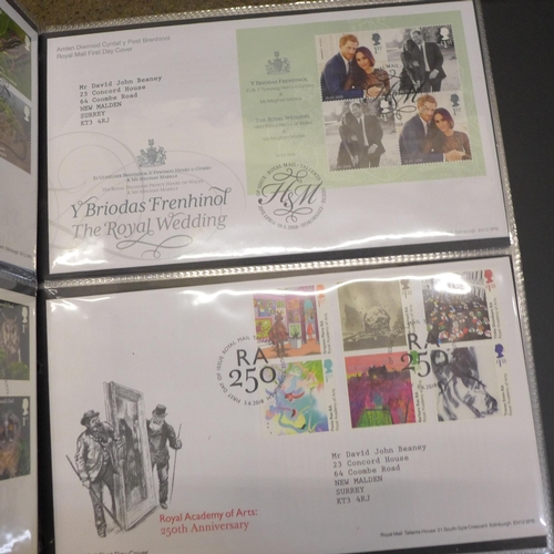 750 - Three albums of First Day Covers, 2014-15, 2016-17 and 2018-19, approximately 150