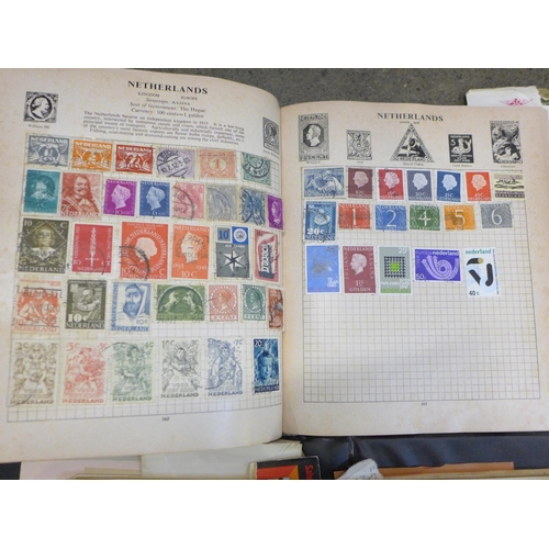 751 - British Post Office mint stamps, some first day covers, two albums of stamps and loose stamps